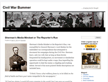 Tablet Screenshot of civilwarbummer.com